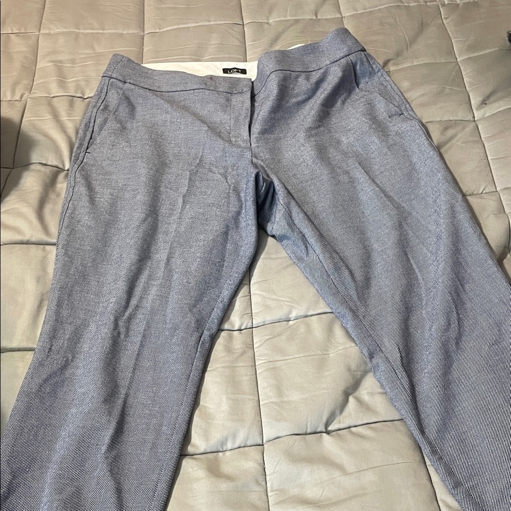 LOFT Gray Straight Leg Pants